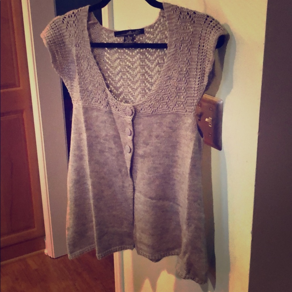 Beautiful sweater vest layering piece